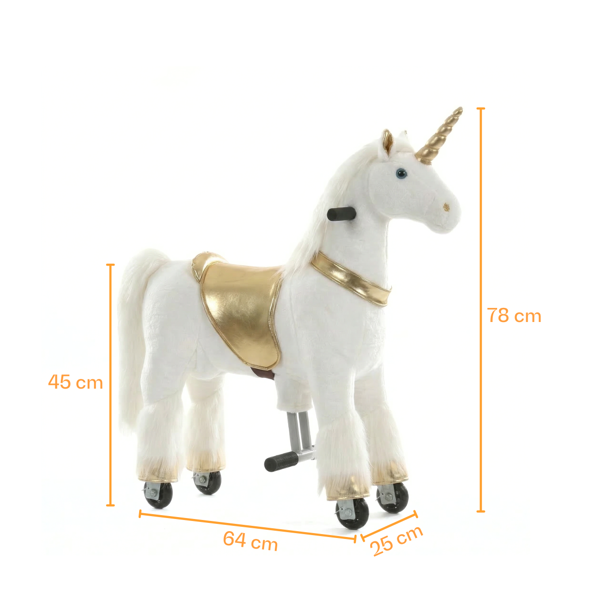 Vrooomy® Licorne Mécanique XS - Or