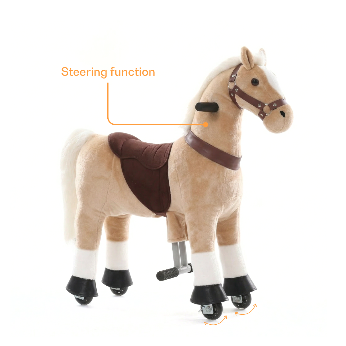 Vrooomy® Pony Mécanique XS - Beige
