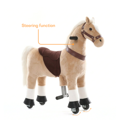 Vrooomy® Pony Mécanique XS - Beige