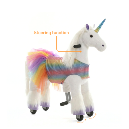 Vrooomy® Licorne Mécanique XS - Arc-en-ciel