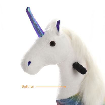 Vrooomy® Licorne Mécanique XS - Arc-en-ciel