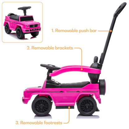 Mercedes G63 2-em-1 - Rosa
