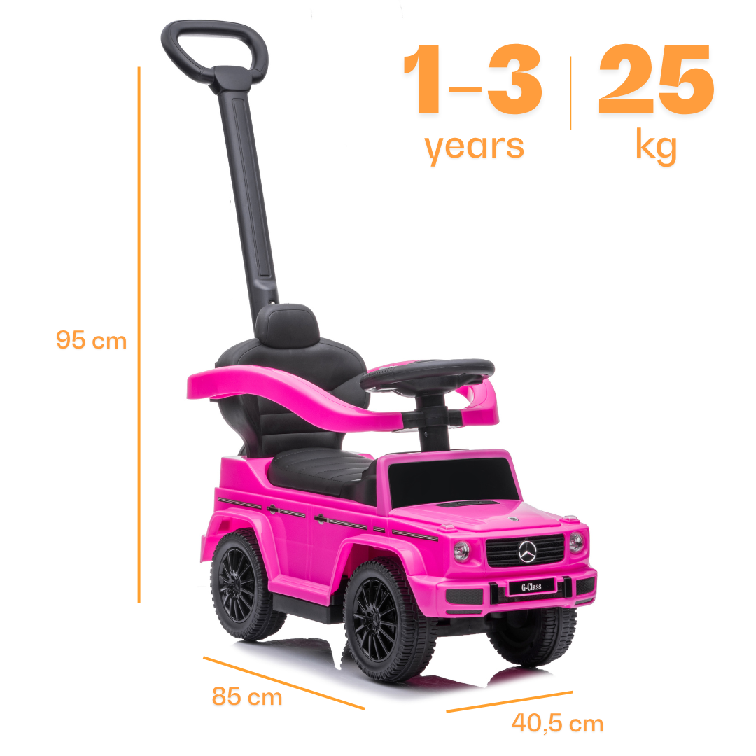 Mercedes G63 2-em-1 - Rosa