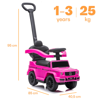 Mercedes G63 2-em-1 - Rosa