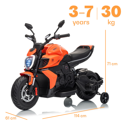 Mota elétrica para crianças Ducati x Bentley Diavel V4 laranja – foto 8