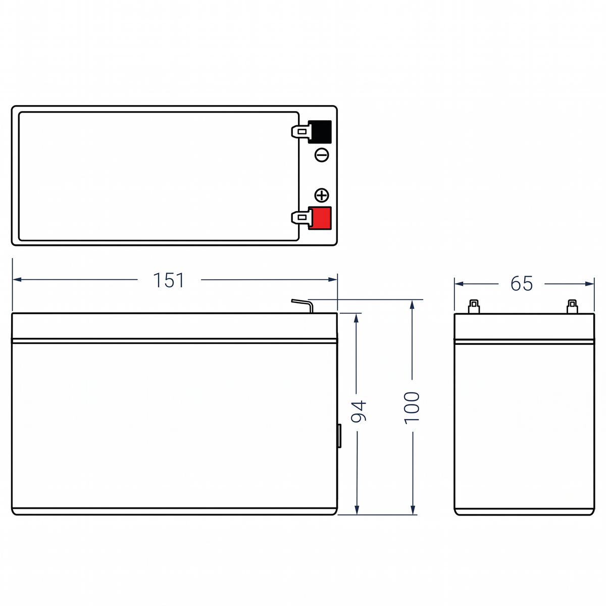 Akumulator ołowiowy 12V 7,0Ah