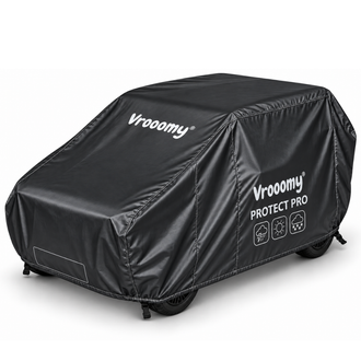 Vrooomy Protect PRO beschermhoes kinderauto maat L zwart