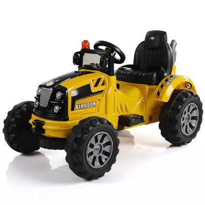 Kijana Kingdom Tractor - Geel