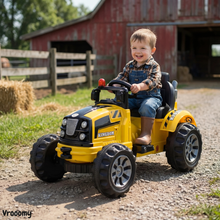 Kijana Kingdom Tractor - Geel