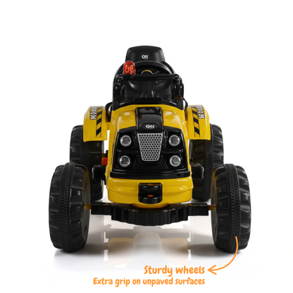 Kijana Kingdom Tractor - Geel