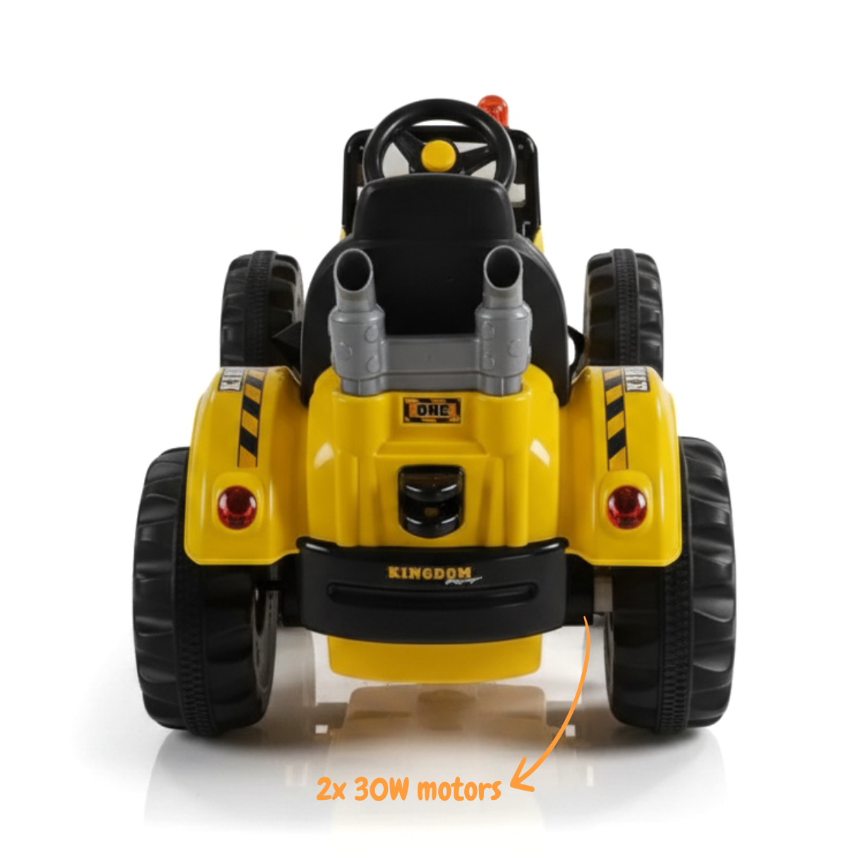 Kijana Kingdom Tractor - Geel