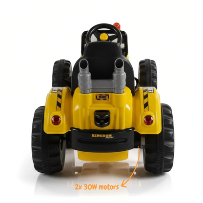Kijana Kingdom Tractor - Geel