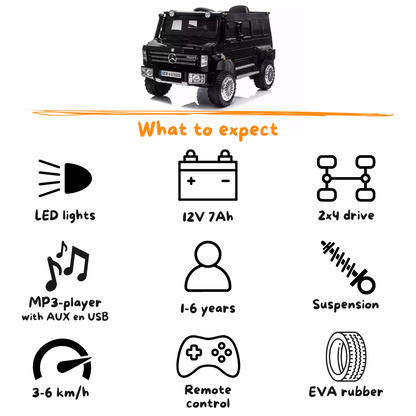 Mercedes-Benz Unimog U5000 - Preto