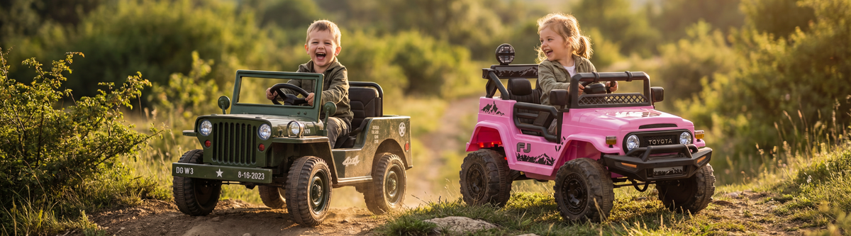 Student Riding Jeep Electric Jeeps for Kids 1-7 Years | Ride-on Jeeps | Vrooomy – Vrooomy®
